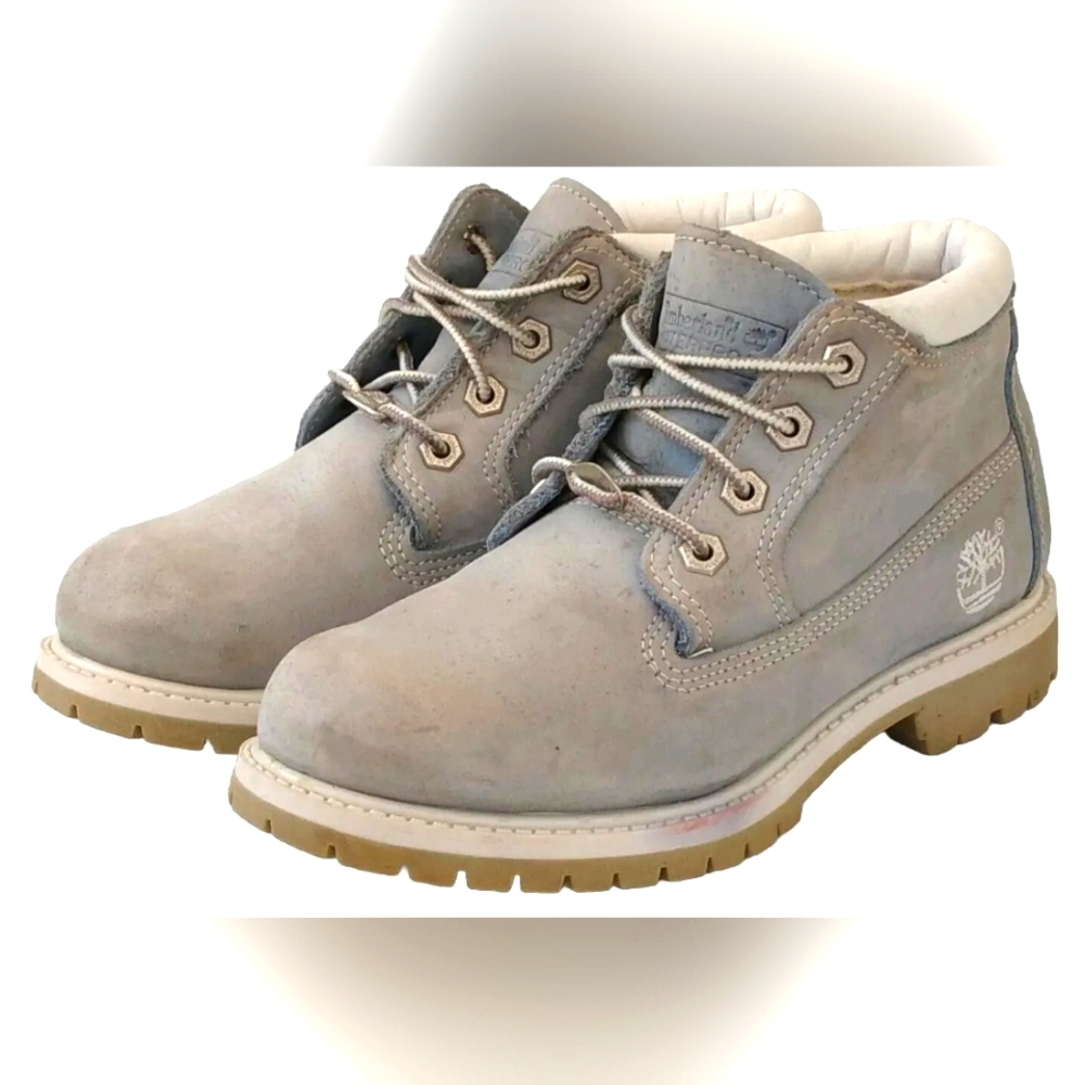 Timberland Nellie Chukka Ankle Gray Boots Women 7.5